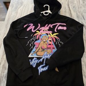 WorldTourIncWorld Tour Men’s hoodie Party Animal Tour Graphics Front And Back.